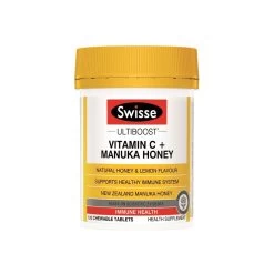 Swisse Ultiboost Vitamin C+ Manuka Honey Chewable 120 Tablets