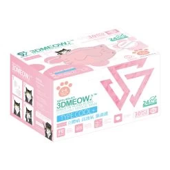 SAVEWO 3DMEOW Mask (Individually Packaged) (for Age Of 2-6 Kids) - Pink 30pcs