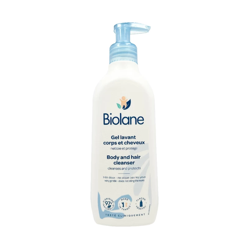 Biolane 2 In 1 Body And Hair Cleanser (soap Free - Tear Free) 350ml (Random New/Old Package)
