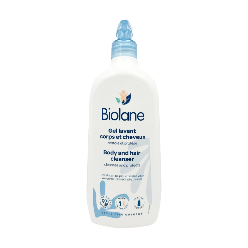 Biolane 2 In 1 Body And Hair Cleanser (soap Free - Tear Free) 750ml