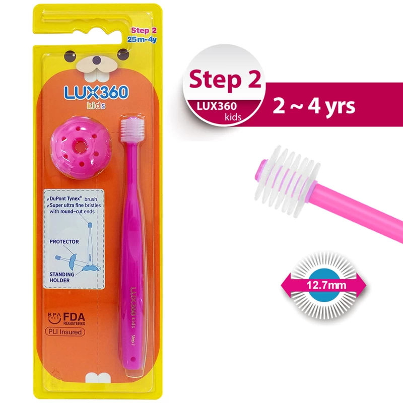 Vivatec LUX360 Toothbrush Step2 (2-4Y) (Random Color) 1pc - Image 2