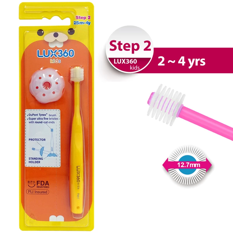 Vivatec LUX360 Toothbrush Step2 (2-4Y) (Random Color) 1pc - Image 3