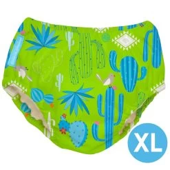 Charlie Banana 2-in-1 Swim Diaper & Training Pants Cactus Verde X-Large 1pc