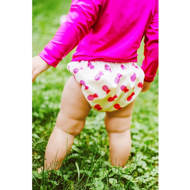 Charlie Banana 2-in-1 Swim Diaper & Training Pants Hot Pineapple X-Large 1pc - Image 2