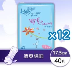 Kotex Fresh Long Panty Liner 40pcs X 12 Pack(Full Case)