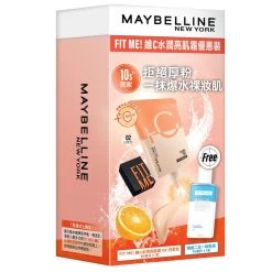 Maybelline Fit Me! Flush Tint Value Set 02 Fair 30ml + Eye Lip Make Up Remover 70ml