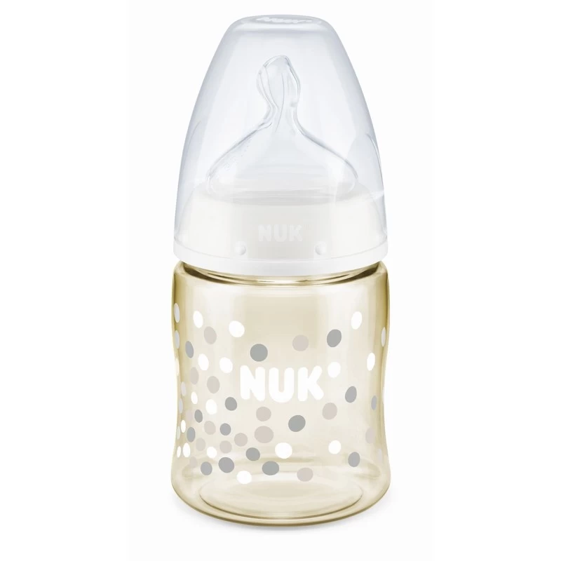 NUK Pch PPSU Bottle With Silicon Teat (0-6 Months) (Random Color) 150ml