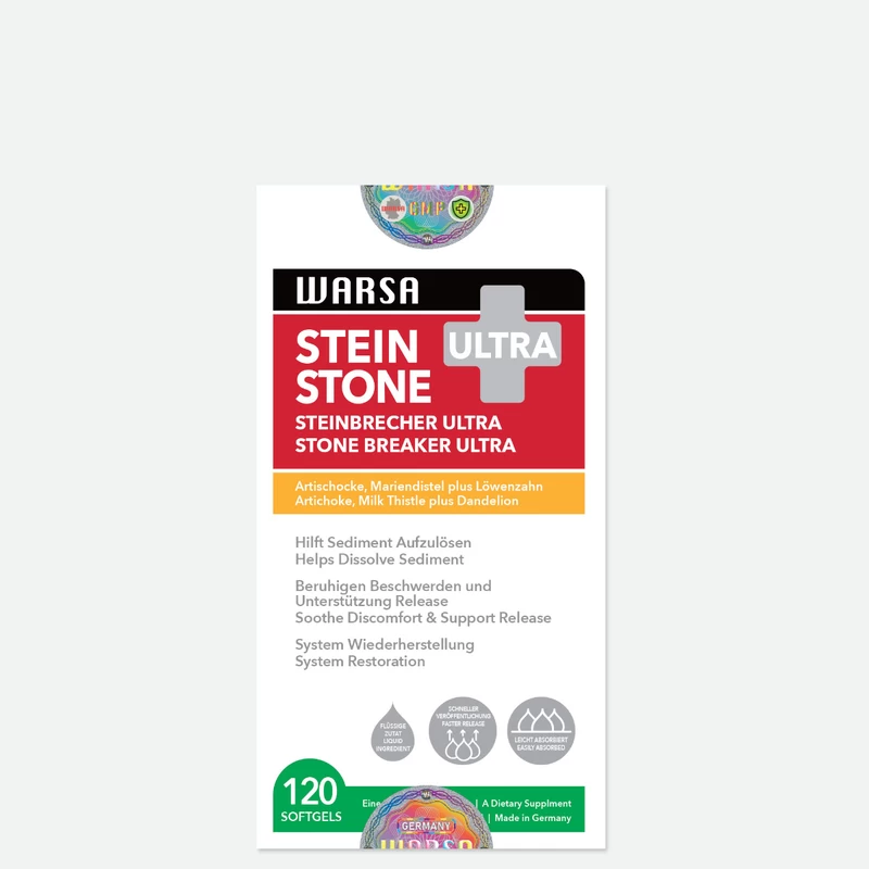 Warsa Germany Stone Breaker ULTRA (Kidney) 120Softgels - Image 3