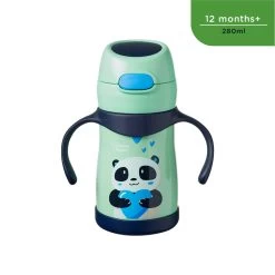 Tommee Tippee Stainless Steel Weighted Straw Cup - 280ml